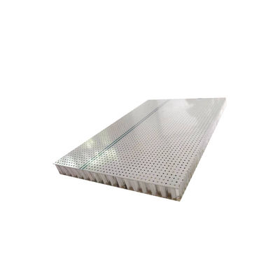 Surface acoustique de finition de moulin de panneau composé en aluminium perforé décoratif